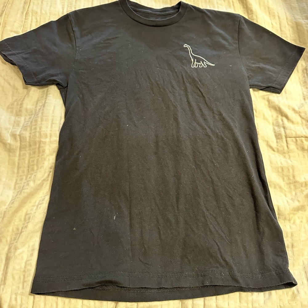Black Dinosaur Graphic T-Shirt